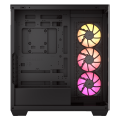 Vỏ case Corsair iCUE LINK 3500X RGB Mid-Tower TG Black (CC-9011280-WW) (E-ATX, Sẵn 3 Fan ARGB + HUB iCUE LINK, Max 10 Fan, Rad 360)