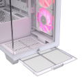 Vỏ case Corsair iCUE LINK 3500X RGB Mid-Tower TG White (CC-9011281-WW) (E-ATX, Sẵn 3 Fan ARGB + HUB iCUE LINK, Max 10 Fan, Rad 360)