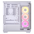 Vỏ case Corsair iCUE LINK 3500X RGB Mid-Tower TG White (CC-9011281-WW) (E-ATX, Sẵn 3 Fan ARGB + HUB iCUE LINK, Max 10 Fan, Rad 360)