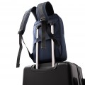 Balo Laptop 15.6inch Mikkor The Levi Backpack Slim Navy (Slim002)