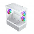 Vỏ case Xigmatek ALPHARD M 3GF Arctic - EN44113 (m-ATX, Sẵn 3 fan RGB, Max 7 fan, Rad 240/280)