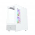 Vỏ case Xigmatek ALPHARD M 3GF Arctic - EN44113 (m-ATX, Sẵn 3 fan RGB, Max 7 fan, Rad 240/280)