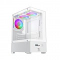 Vỏ case Xigmatek VIEW 3GF Arctic - EN44694 (m-ATX, Sẵn 3 fan RGB, Max 5 fan)