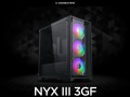 Vỏ case Xigmatek NYX III 3GF Black - EN44700 (m-ATX, Sẵn 3 fan RGB, Max 8 fan, Rad 240)
