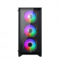 Vỏ case Xigmatek NYX III 3GF Black - EN44700 (m-ATX, Sẵn 3 fan RGB, Max 8 fan, Rad 240)