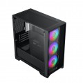 Vỏ case Xigmatek NYX III 3GF Black - EN44700 (m-ATX, Sẵn 3 fan RGB, Max 8 fan, Rad 240)