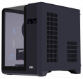 Vỏ case MIK BARBATOS M Black (m-ATX, Chưa bao gồm fan, Max 5 fan, Rad 240, Kính vô cực, Màn hình)