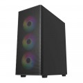 Vỏ case MIK AION Black 3FA (ATX, Sẵn 3 fan RGB, Max 8 fan, Rad 240)