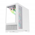 Vỏ case MIK Lumine White 4FA (ATX, Sẵn 4 fan RGB, Max 11 fan, Rad 360)