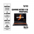 Laptop Gaming Acer Nitro V 16 ProPanel ANV16-41-R6NA (AMD Ryzen 7 8845HS, RAM 16GB DDR5, SSD 512GB,  NVIDIA RTX 4060, Màn Hình 16 inch WUXGA, Windows 11) 