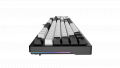 Bàn phím cơ DareU EK104 White Black - DareU Dream Switch (Keycap PBT Double shot, Rainbow LED, LED viền 2 bên)