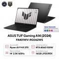 Laptop ASUS TUF Gaming A14 FA401WV-RG062WS (AMD Ryzen AI 9 HX 370, Ram 16GB, SSD 1TB, VGA GeForce RTX 4060 8GB, Màn Hình 14inch 2.5K 165Hz, Windows 11 Home SL)