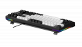 Bàn phím cơ DareU EK87 V2 PBT White-Black Dream Switch (PBT Keycap, Multi-LED, LED gầm 2 bên)