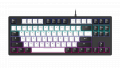 Bàn phím cơ DareU EK87 V2 PBT White-Black Dream Switch (PBT Keycap, Multi-LED, LED gầm 2 bên)