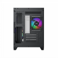 Vỏ case Xigmatek PANO M NANO 3GF Black - EN45523 (m-ATX, Sẵn 3 fan RGB, Max 7 fan, Rad 240)