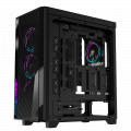 Vỏ case GIGABYTE AORUS C500 Glass Black (GB-AC500G) (E-ATX, Sẵn 4 fan 120 ARGB, Max 7 fan, Rad 420, USB-C)