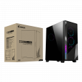 Vỏ case GIGABYTE AORUS C500 Glass Black (GB-AC500G) (E-ATX, Sẵn 4 fan 120 ARGB, Max 7 fan, Rad 420, USB-C)