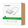 Đầu Chuyển Mini Displayport Sang HDMI Và VGA Ugreen 20421