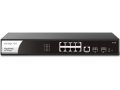 Switch Quản Lý 10 Port DrayTek VigorSwitch P2100 Layer 2+ Managed PoE (8x RJ45 PoE + 2x SFP Gigabit, 1x Console)