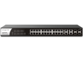 Switch Quản Lý 28 Port DrayTek VigorSwitch P1282 Web Smart PoE (24x RJ45 PoE+ GbE, 4x SFP+/RJ45 GbE Combo)