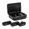 Bộ Micro Thu Âm Không Dây Cài Áo Philips DLM9002C USB-C (2 thu + 1 phát, Pin 8 giờ, Hộp sạc)