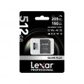 Thẻ nhớ MicroSDXC 512GB Lexar Professional SILVER PLUS 205MB/s (LMSSIPL512G-BNANG) UHS-I, V30, U3, A2