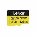 Thẻ nhớ MicroSDXC 128GB Lexar Professional GOLD 280MB/s (LMSGOLD128G-BNNNG) UHS-II, V60, U3, A1