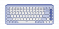 Bàn Phím Không Dây Logitech POP Icons Keys - Màu Tím Nhạt (Lilac) (920-013086)