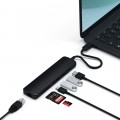 Đầu Chuyển USB-C 7 IN 1 Satechi ST-UCSMA3K (HDMI, USB-C, USB-A, LAN, SD, Màu Đen)