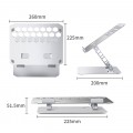 Giá Đỡ Laptop Ipad Orico LST02-SV-BP (Nhôm, Màu Bạc, Phù Hợp Laptop 12-17inch)