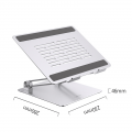 Giá Đỡ Laptop Tích Hợp USB Hub Orico SE-SC31-SV (Hợp Kim Nhôm, Màu Bạc)