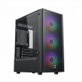 Vỏ case Xigmatek MYX AIR 3F Black - EN45967 (m-ATX, Sẵn 3 fan RGB, Max 8 fan, Rad 240)