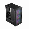 Vỏ case Xigmatek MYX AIR 3F Black - EN45967 (m-ATX, Sẵn 3 fan RGB, Max 8 fan, Rad 240)