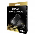 Ổ Cứng Di Động SSD Lexar SL600 512GB TYPE C (USB 3.2 Gen2x2, Up to 2000MB/s Đọc,Ghi)