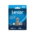 USB 64GB Lexar JumpDrive Dual Drive D400 USB3.1 Type-C/Type-A (LJDD400064G-BNQNG)