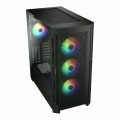 Vỏ case Cougar Duoface Pro RGB Black (E-ATX, 2 tùy chọn mặt trước, Sẵn 4 fan RGB, Max 9 fan, Rad 360, USB-C)