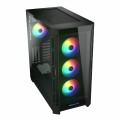 Vỏ case Cougar Duoface Pro RGB Black (E-ATX, 2 tùy chọn mặt trước, Sẵn 4 fan RGB, Max 9 fan, Rad 360, USB-C)