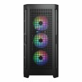 Vỏ case Cougar Duoface Pro RGB Black (E-ATX, 2 tùy chọn mặt trước, Sẵn 4 fan RGB, Max 9 fan, Rad 360, USB-C)