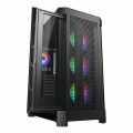 Vỏ case Cougar Duoface Pro RGB Black (E-ATX, 2 tùy chọn mặt trước, Sẵn 4 fan RGB, Max 9 fan, Rad 360, USB-C)