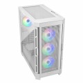 Vỏ case Cougar Duoface Pro RGB White (E-ATX, 2 tùy chọn mặt trước, Sẵn 4 fan RGB, Max 9 fan, Rad 360, USB-C)
