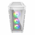 Vỏ case Cougar Duoface Pro RGB White (E-ATX, 2 tùy chọn mặt trước, Sẵn 4 fan RGB, Max 9 fan, Rad 360, USB-C)