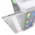 Vỏ case Cougar Duoface Pro RGB White (E-ATX, 2 tùy chọn mặt trước, Sẵn 4 fan RGB, Max 9 fan, Rad 360, USB-C)
