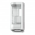 Vỏ case Cougar FV270 White (Mid Tower, E-ATX, Mặt kính bo cong, Sẵn 1 fan RGB, Max 9 fan, Rad 360, USB-C)