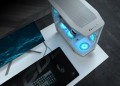 Vỏ case Cougar FV270 White (Mid Tower, E-ATX, Mặt kính bo cong, Sẵn 1 fan RGB, Max 9 fan, Rad 360, USB-C)