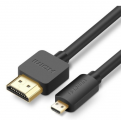 Cáp Chuyển Micro HDMI Sang HDMI UGREEN 30102 (1.5m, 2 Đầu Dương)