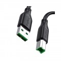 Cáp Máy In USB 2.0 1.5M VegGieg V-U205 Màu Đen