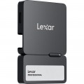 Ổ Cứng Di Động SSD Lexar Professional Go With Hub SL400 1TB Black USB 3.2 Gen 2 (LSL400S001T-RNBNG)