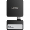 Ổ Cứng Di Động SSD Lexar Professional Go With Hub SL400 2TB Black USB 3.2 Gen 2 (LSL400S002T-RNBNG)