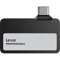 Ổ Cứng Di Động SSD Lexar Professional Go With Hub SL400 2TB Black USB 3.2 Gen 2 (LSL400S002T-RNBNG)