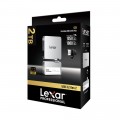 Ổ Cứng Di Động SSD Lexar Professional Go With Hub SL400 2TB Silver USB 3.2 Gen 2 (LSL400S002T-RNSNG)